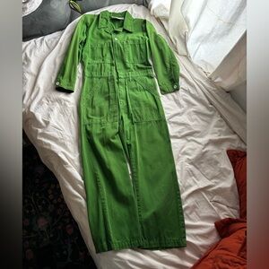 Big bud press Kelly green everyday long sleeve jumpsuit size small